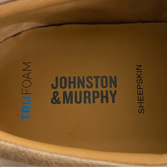 Johnston & Murphy Banks Lace to Toe Leather Sneakers Men’s Size 9.5 M Taupe - Picture 9 of 9